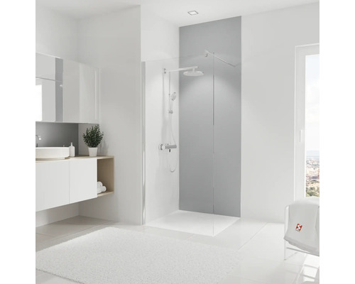 SCHULTE DecoDesign ExpressPlus douchewandpaneel, effen kleur lichtgrijs, 255 x 90 cm, EP1900918 679