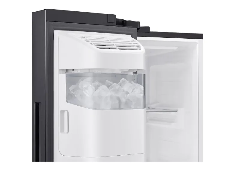 Samsung RS64DG53R3B1 - Køleskab/fryser - side-by-side med vanddispenser, isdispenser - Wi-Fi - bredde: 91.2 cm - dybde: 71.6 cm - højde: 178 cm - 635 liter - Klasse E - Black DOI
