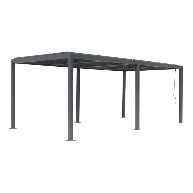Ensemble pergola bioclimatique EVONIS avec 6 stores