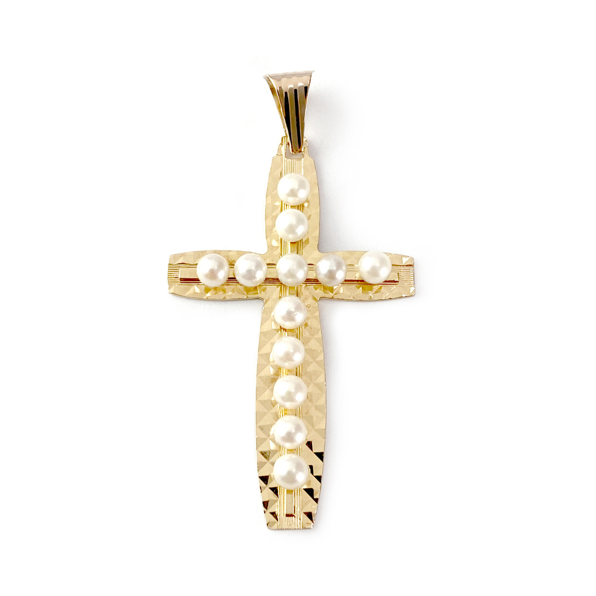 Pendentif d'occasion or 750 jaune perles de culture
