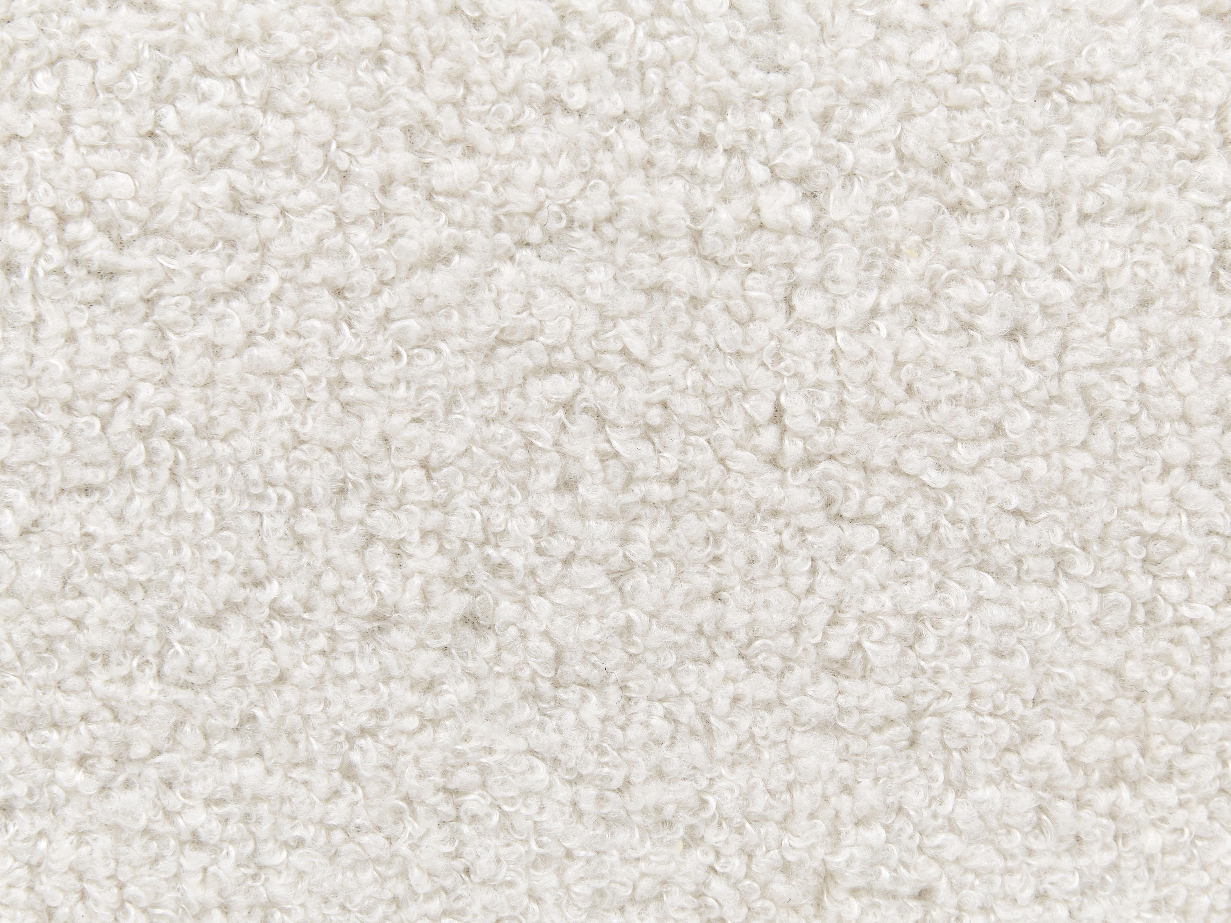 Bed zonder hoofdbord Bouclé ROANNE 90 x 200 cm Lichtbeige