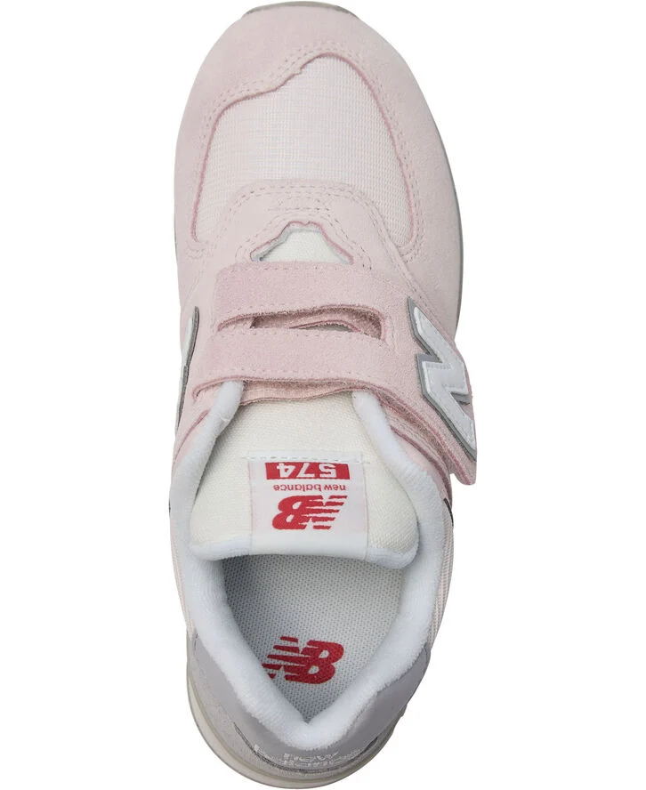 New Balance New Balance 574 Kids Hook & Loop Shell pink