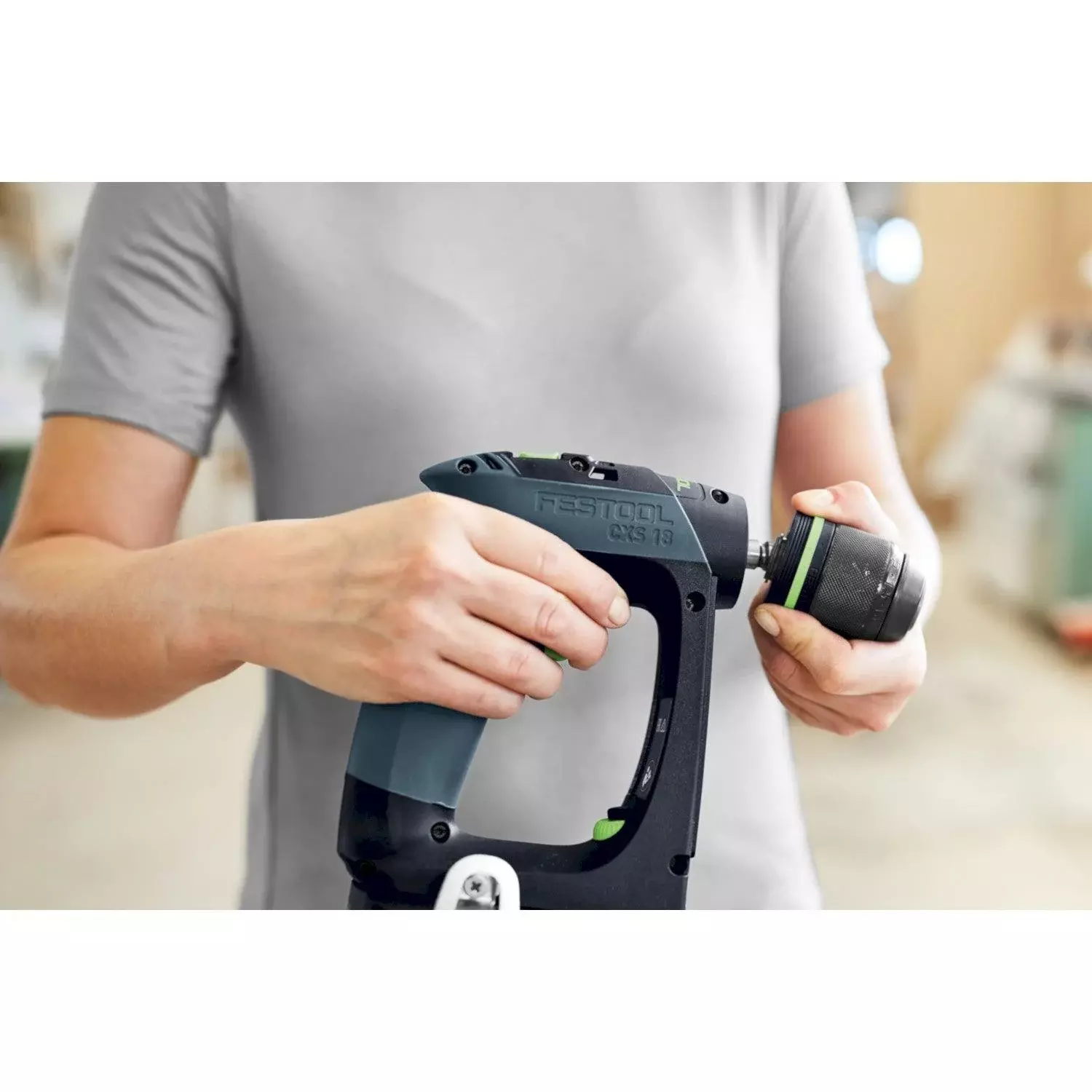 Festool CXS 18-Basic 18V Li-Ion accu schroefboormachine body in systainer - 40Nm