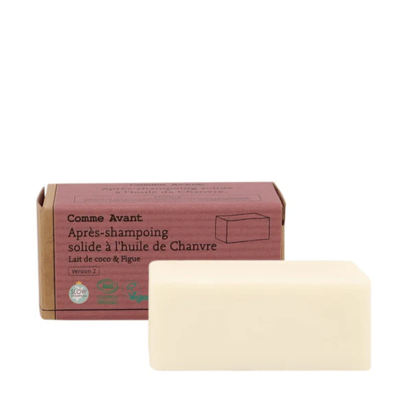 Comme Avant Après-Shampoing Solide à l'Huile de Chanvre 45g
