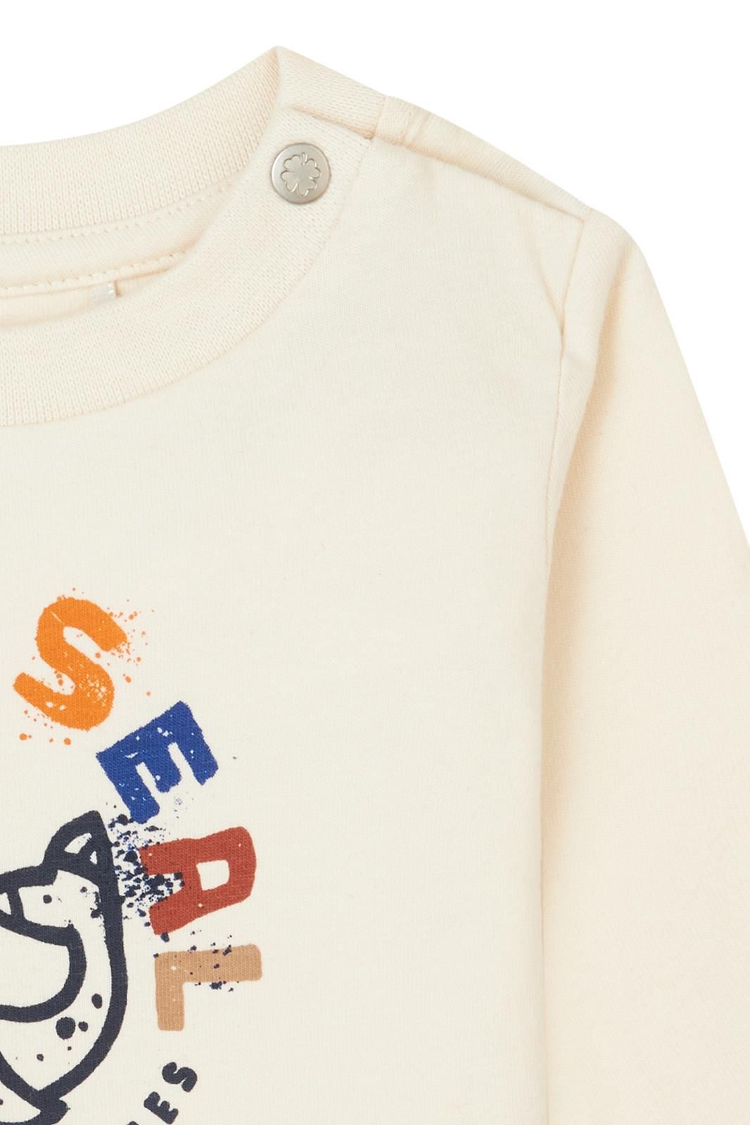 Noppies Baby Longsleeve Grinestar - Butter Cream