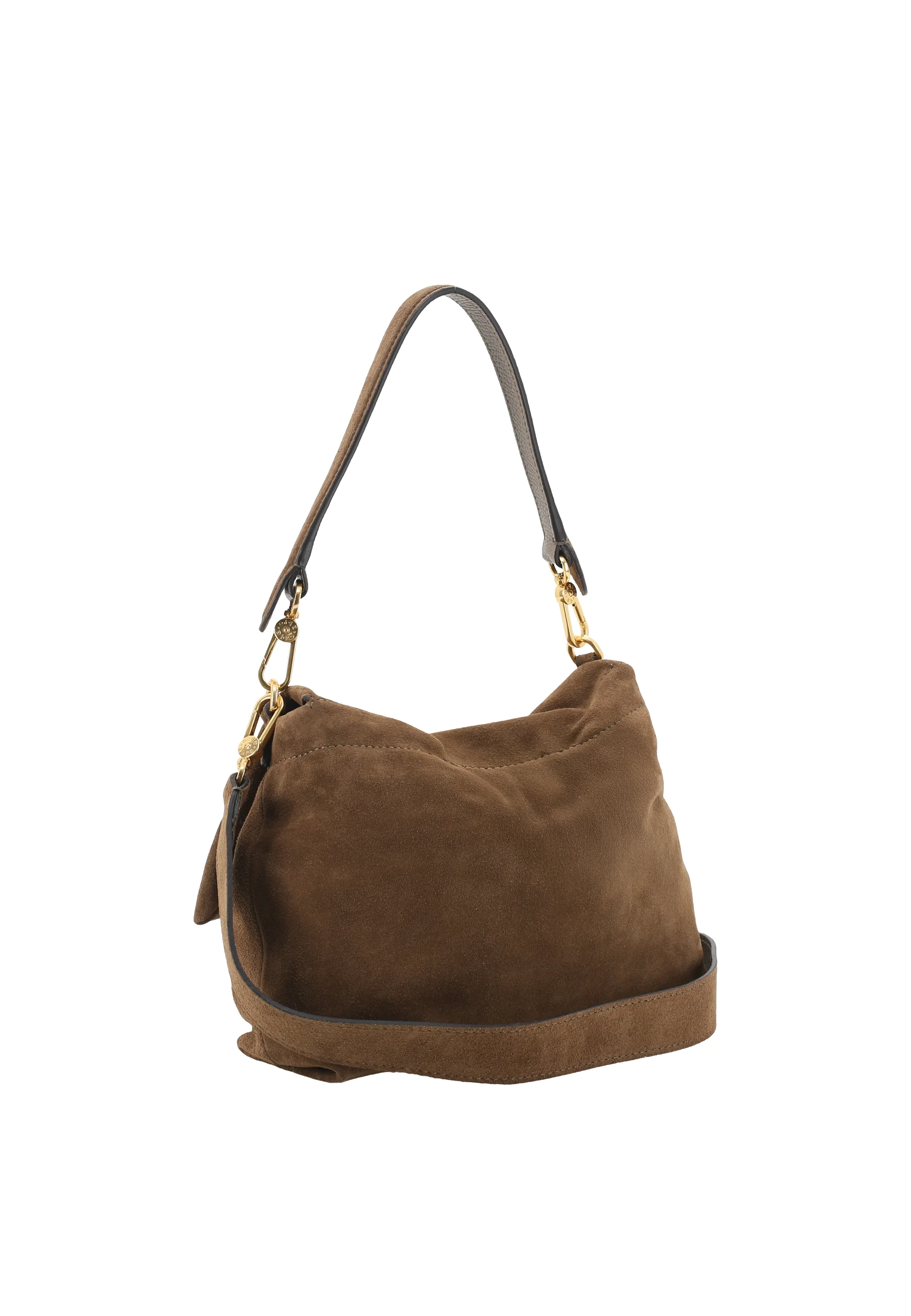 shoulder bag TEMI medium Leather Suede Standard