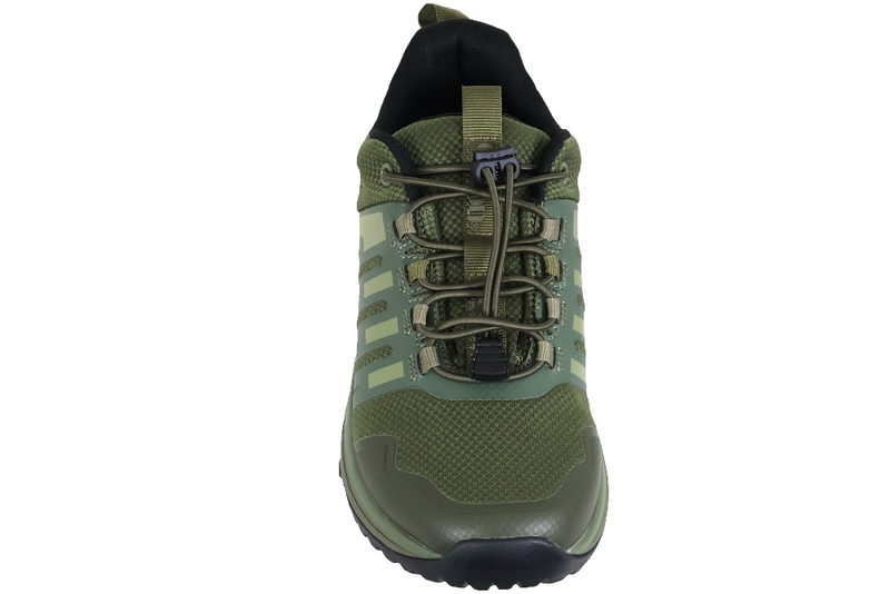 GREEN COMFORT TRACK N TRAIL TRAVESKO I OLIVENGRØNT TEKSTIL