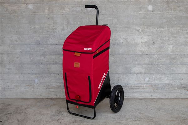 VELOSHOPPER Einkaufswagen  rot