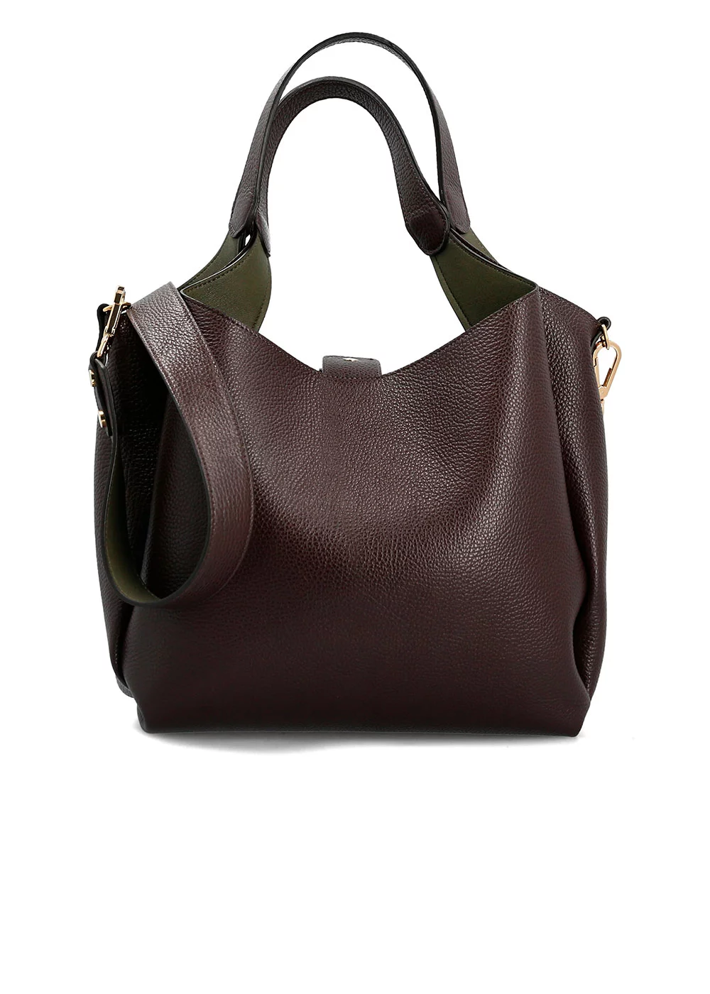 SAC WILLOWS CUIR GRAINE MARRON