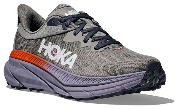 Chaussures Trail Hoka Challenger 7 Gris/Violet Femme