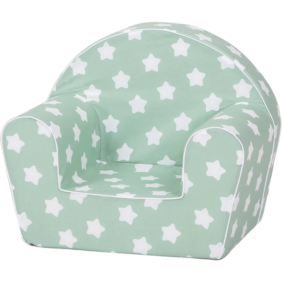 knorr toys® Kindersessel Green white stars grün