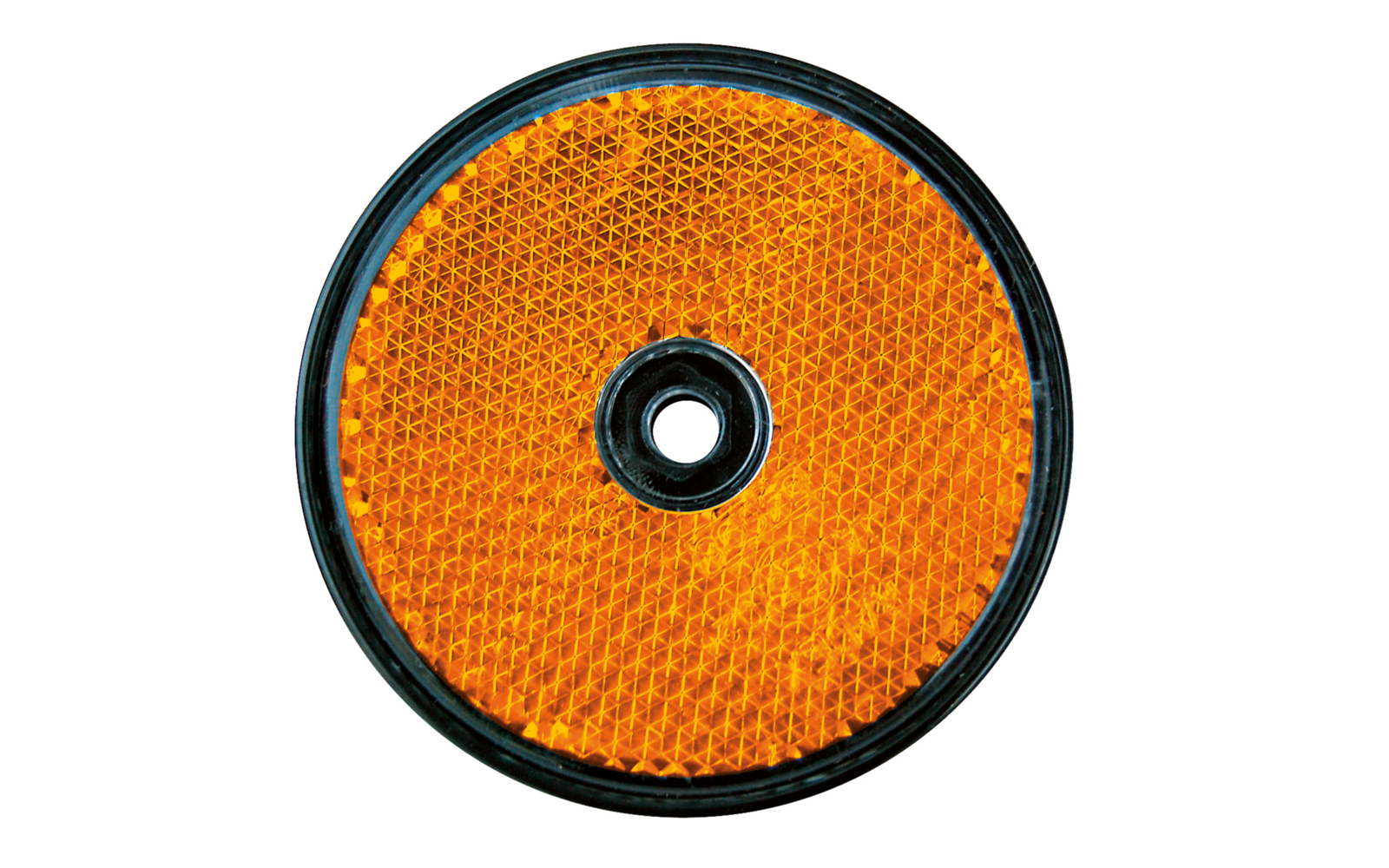 LAS Reflektor 2 Stück 60 mm rund orange