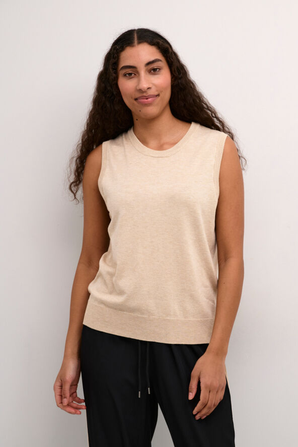 Kaffe KAlizza Knit Slipover Feather gray melange