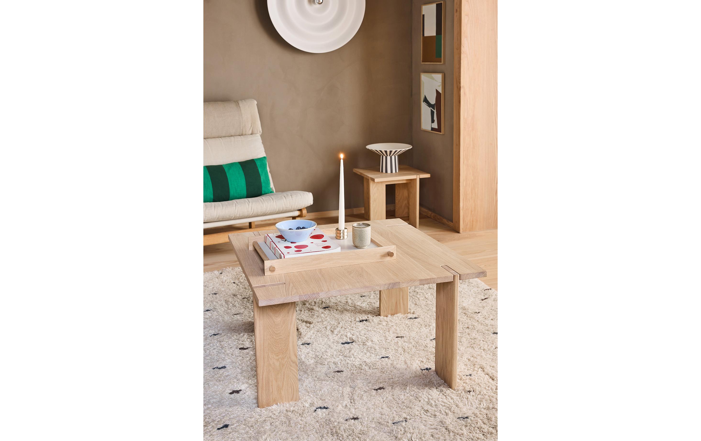 Couchtisch Square 75 x 40 cm, Braun<br>Kinder-Beistelltisch