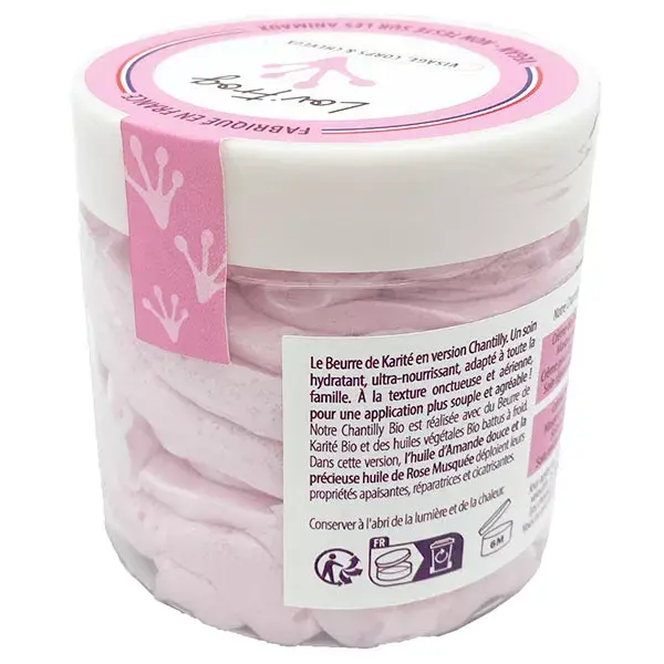 Creme Lov'FROG Chantilly com Manteiga de Karité, Amêndoas Doces e Rosa Mosqueta Orgânica 200ml