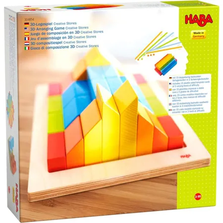 HABA 304854 3D-Legespiel Creative Stones