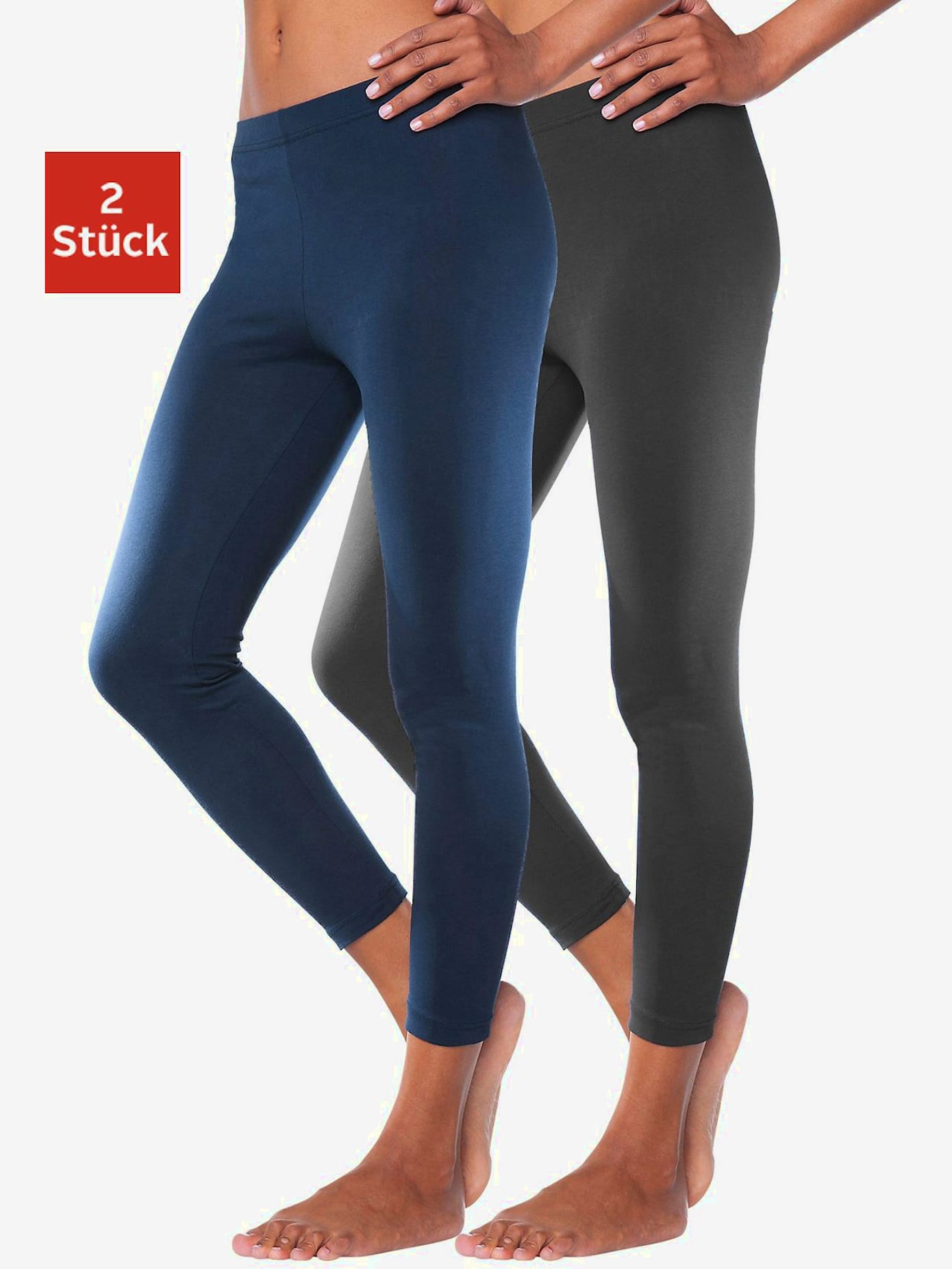Lot de 2 leggings basiques