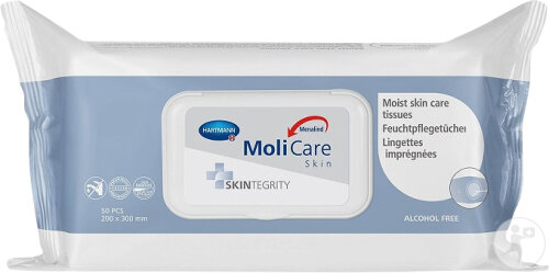 Hartmann MoliCare Skin Lingettes Imprégnées 50 Pièces