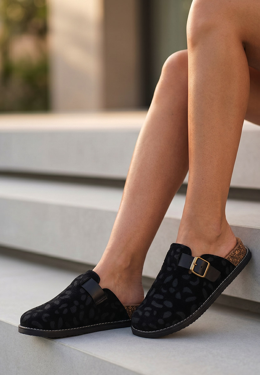 Sabots femme noirs Taneka