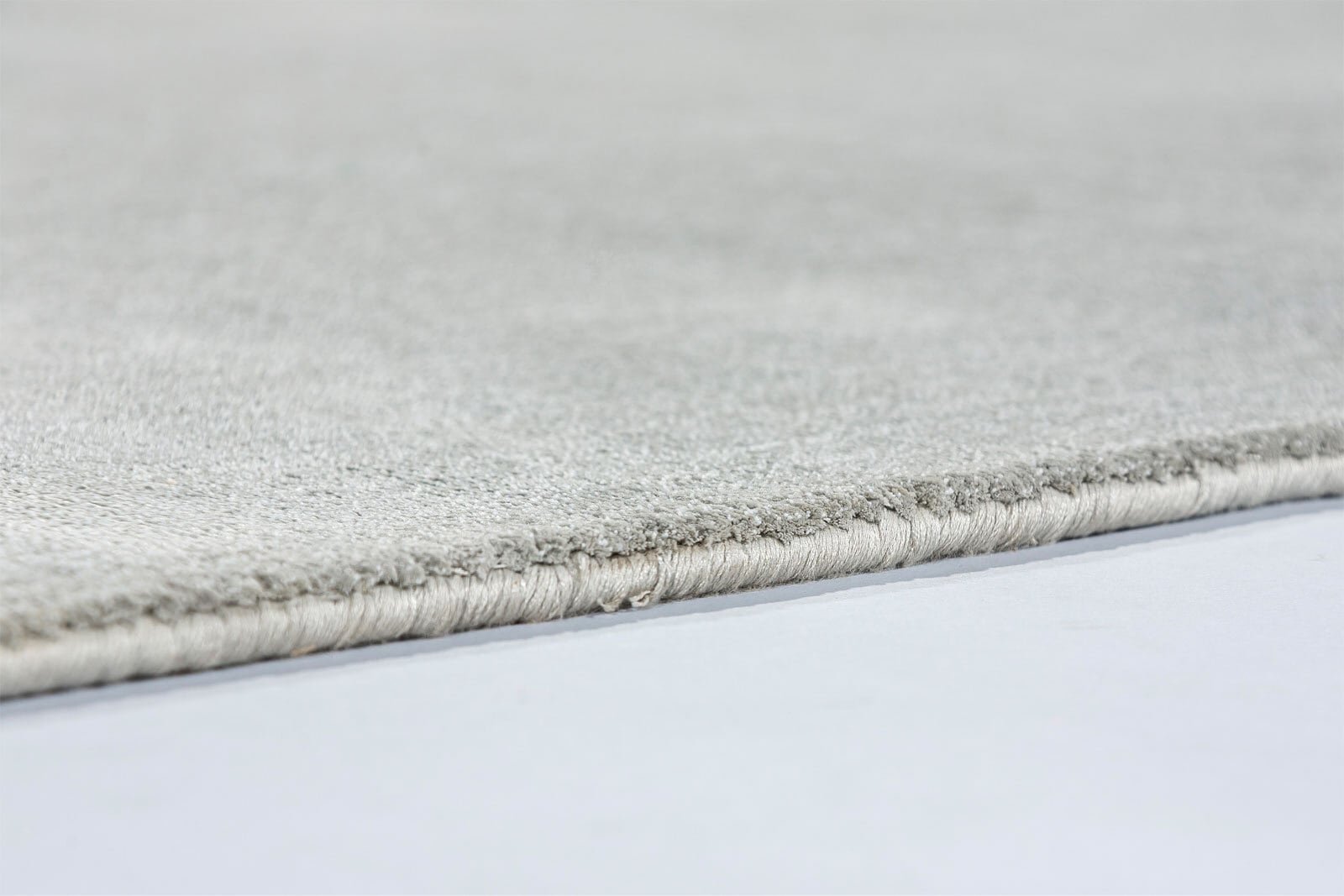 SCHÖNER WOHNEN-Kollektion Webteppich AURA 140 x 200 cm silberfarbig