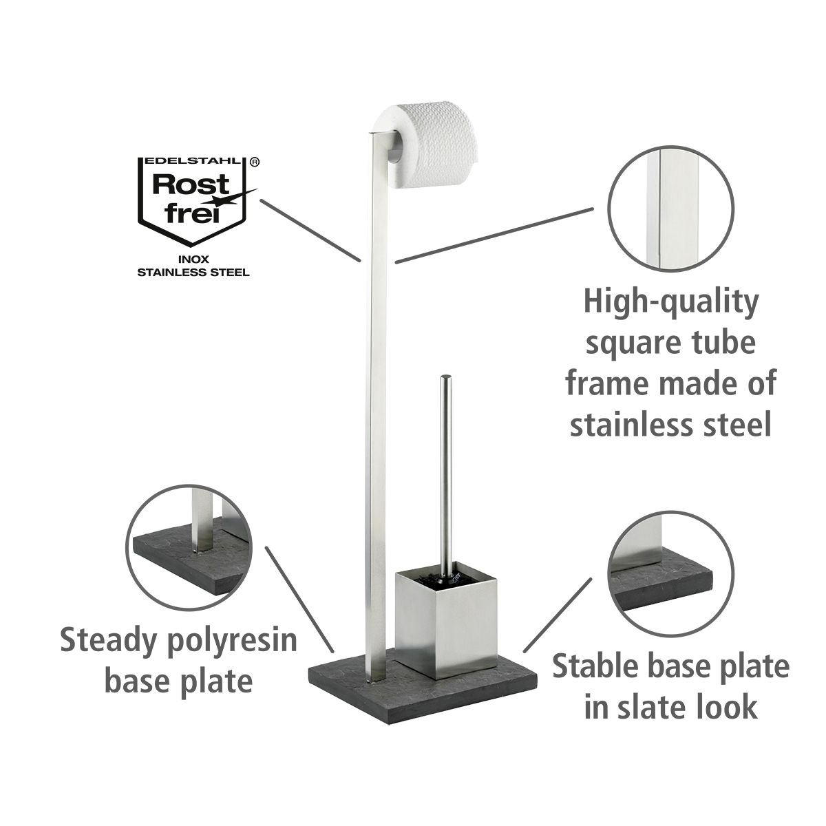 Wenko Slate Rock wc-boy RVS