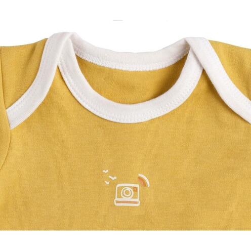 Lot de 3 bodies 6 mois manches courtes SUNLIGHT - SAUTHON Baby déco