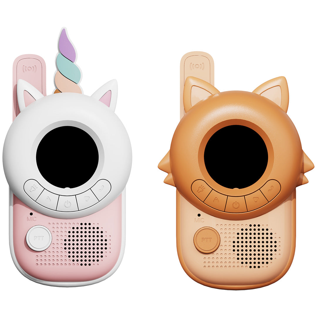 the zoofamily walkie talkie zoo - eenhoorn en vos - 2st
