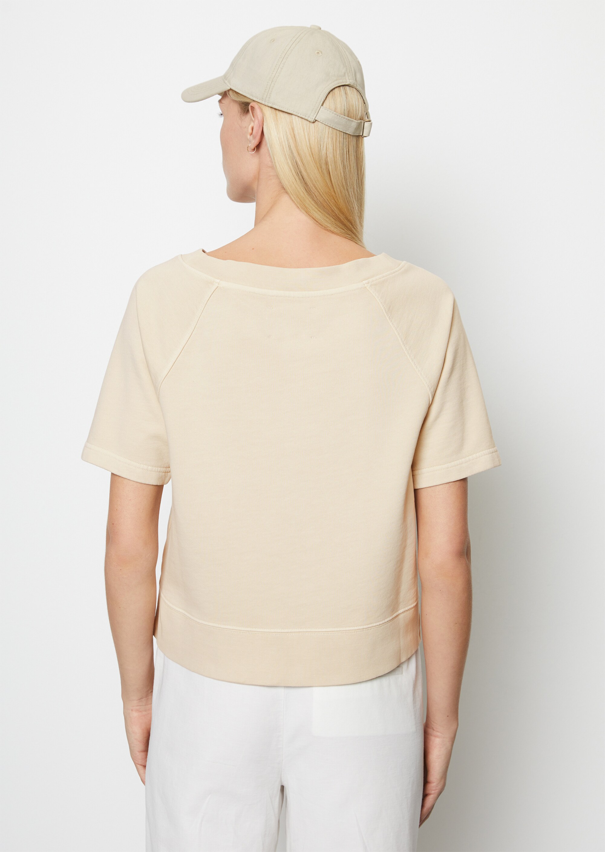 Kurzarm-Sweatshirt aus Organic Cotton