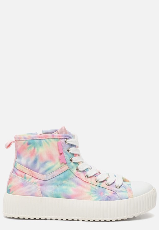 Muyters Veterboots roze Canvas