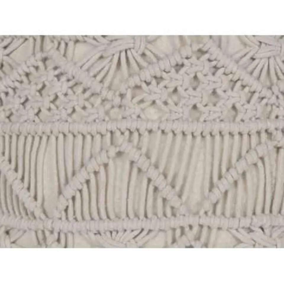 KAYSERI - Poef - Beige - 40 cm - Katoen