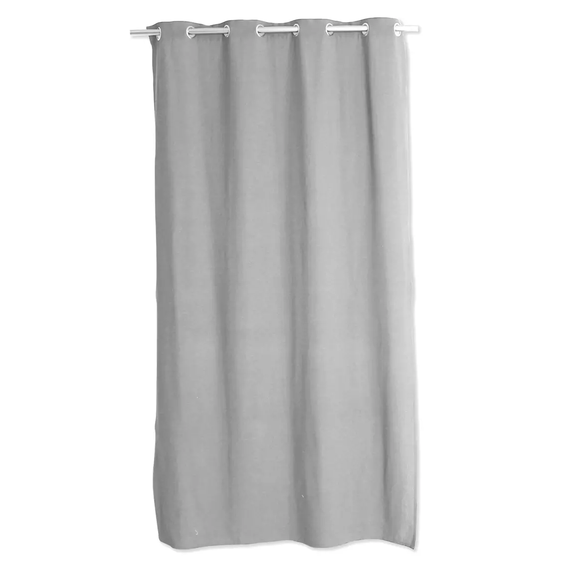 Rideau coton recyclé (135 x 240 cm) Dune Gris clair