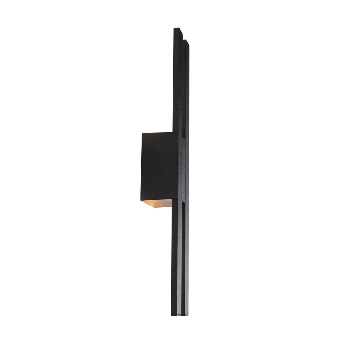 Moderne buiten wandlamp zwart incl. LED 2-lichts IP54 - Jamal