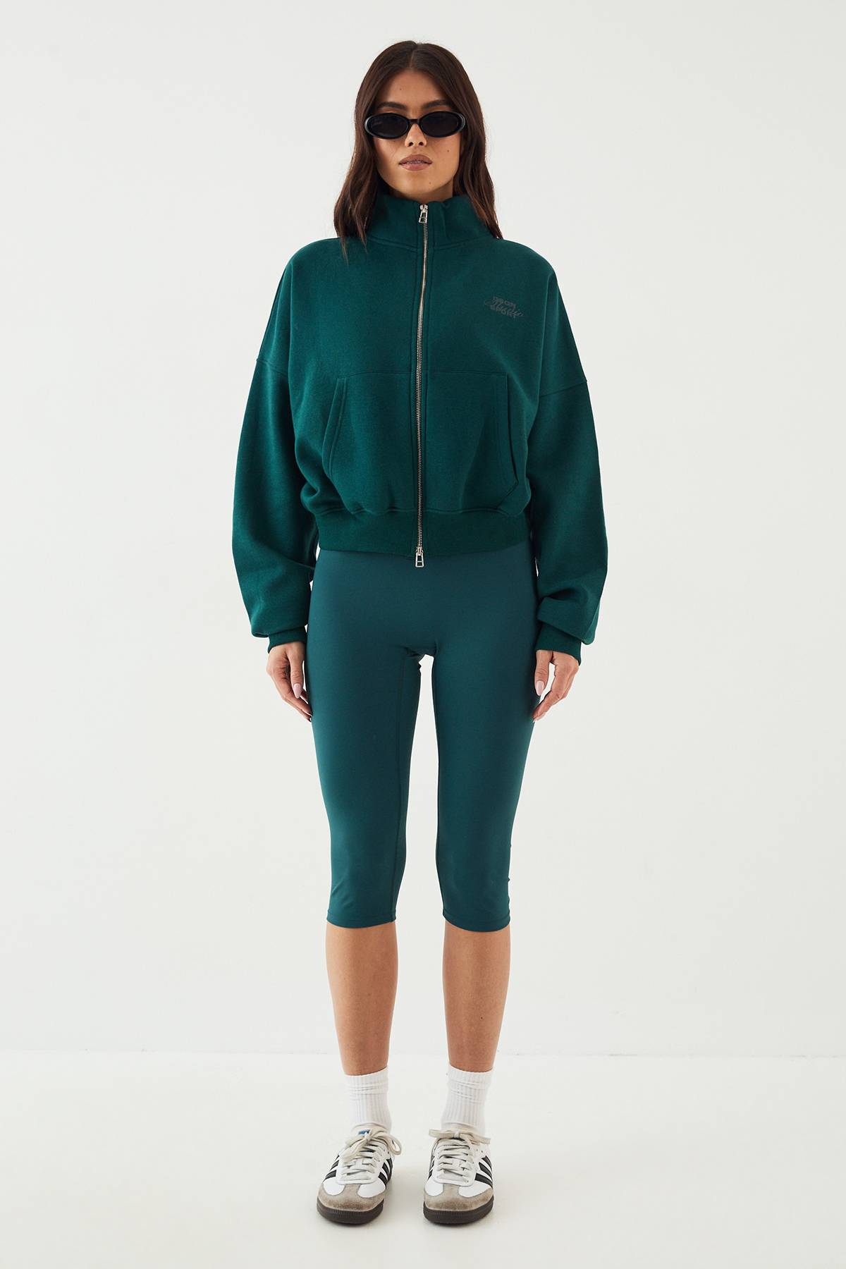 Sweat-shirt Bomber DSGN Studio Sport à Col Montant et Fermeture Zippée