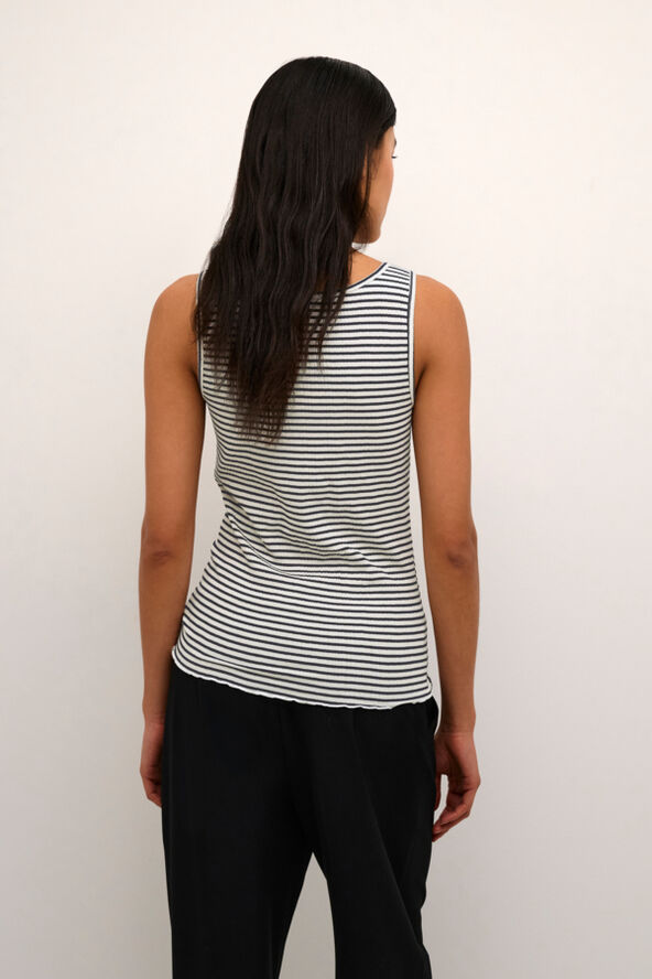 Karen by Simonsen CandaceKB Striped Tank Top Egret/night sky stripe