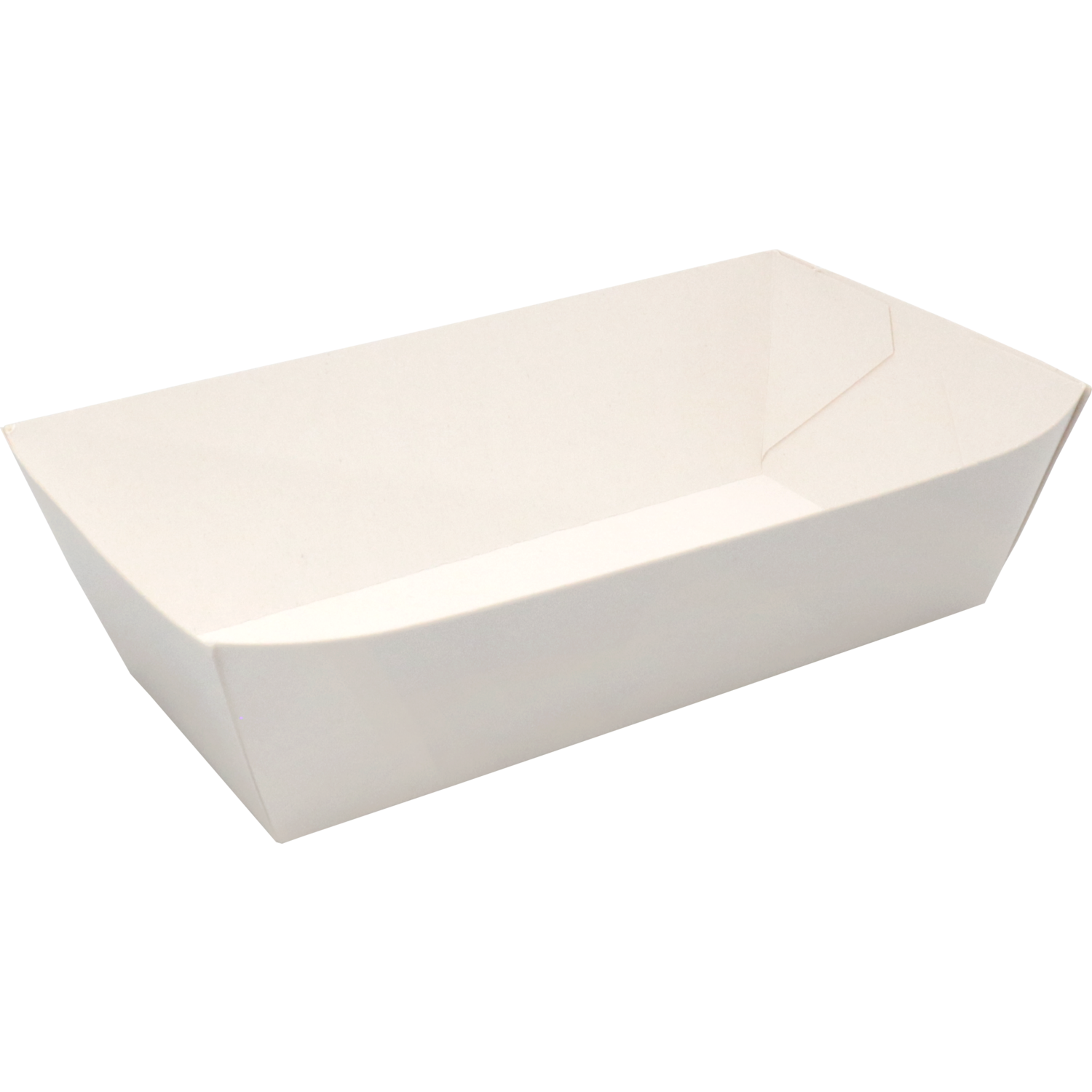 Depa Bak, Karton + kleicoating, KA14, snackbak, 140x70x45mm, wit