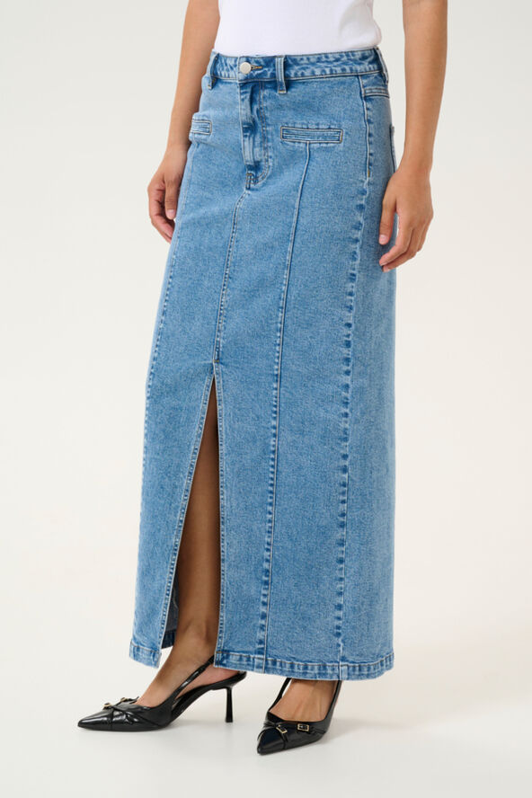 Kaffe KAthroa Denim Skirt Medium blue denim