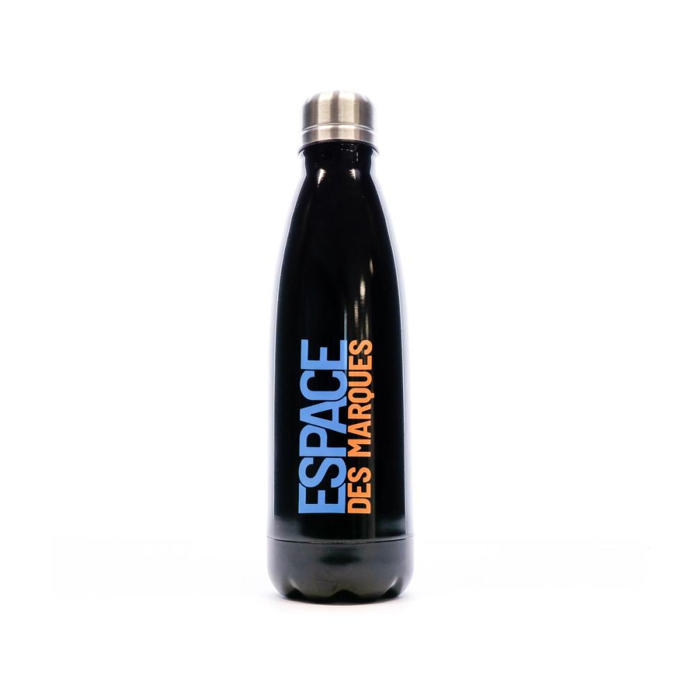 NO MARK Gourde en acier Noire 700ml