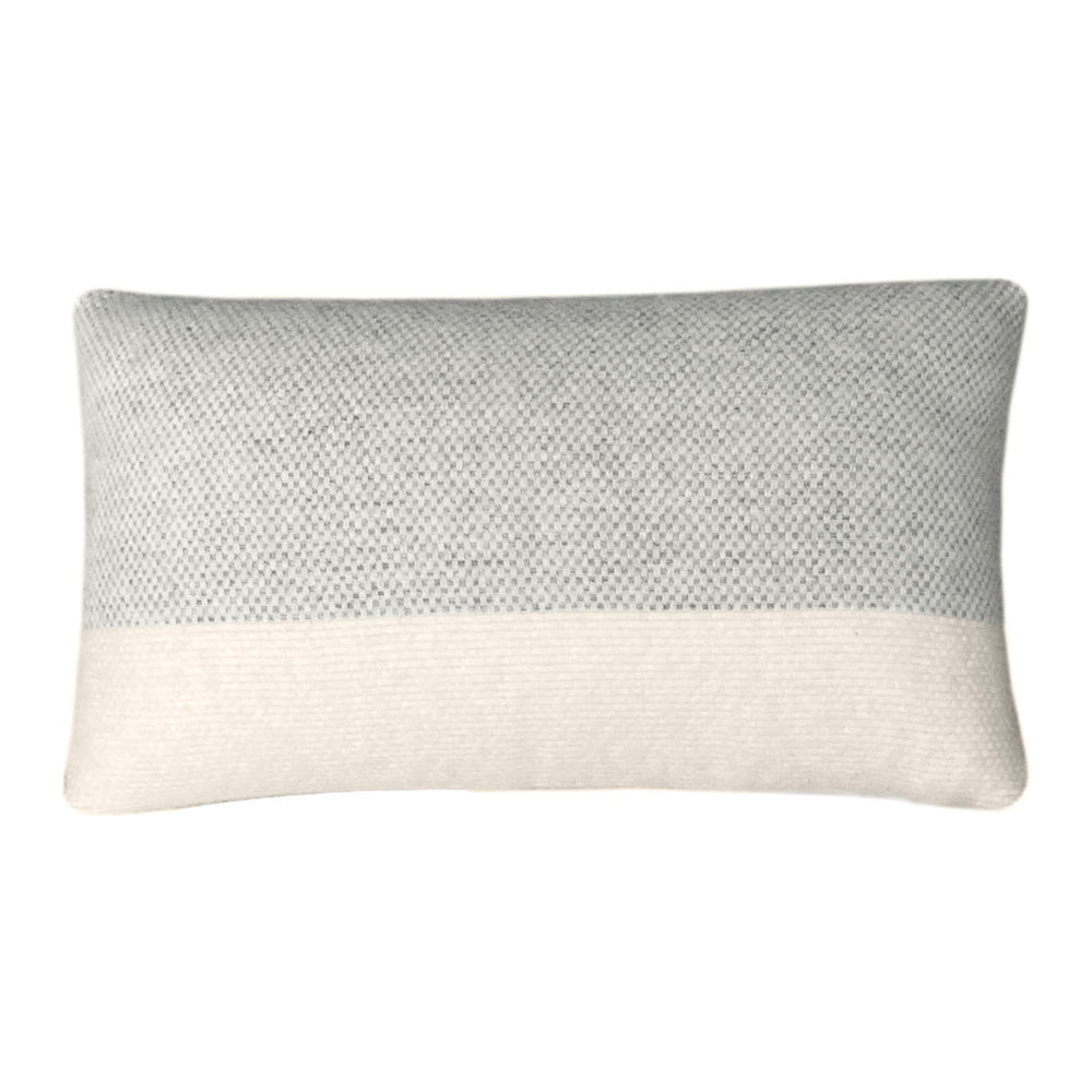 Malagoon Easy Nature Wool Sierkussen 60 x 35 cm - Grijs