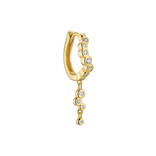 The Earring Shop Sirona Huggie Ørering, Gold