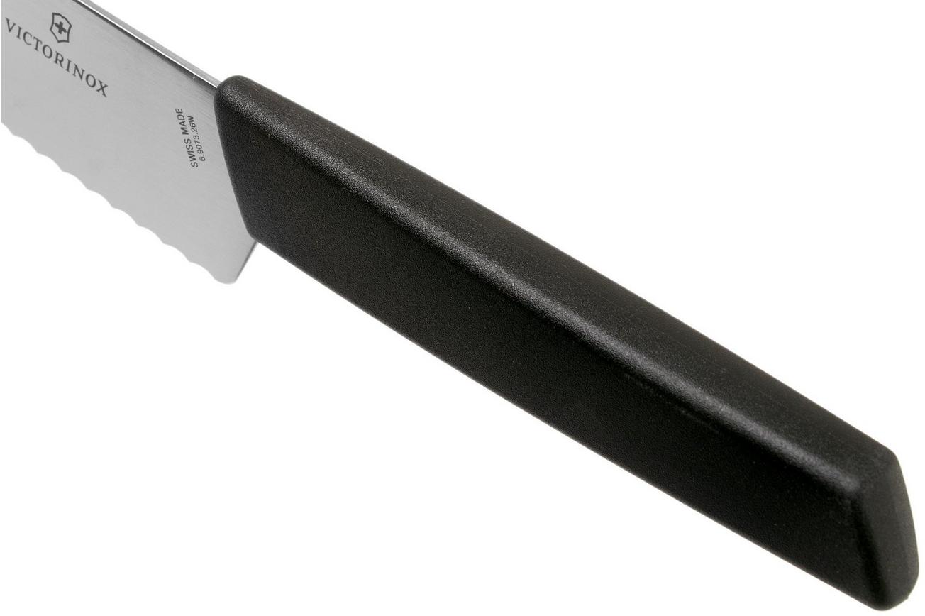 Victorinox Swiss Modern 6.9073.26WB broodmes 26cm, zwart