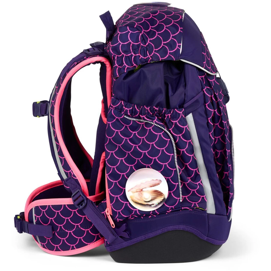 Ergobag Maxi Lumi - Schulrucksack Set 6tlg. Modell 2024 PerlentauchBär