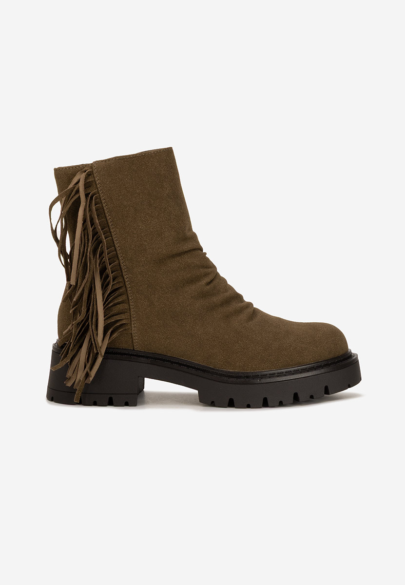 Bottines femme kaki Sameria