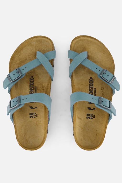 Birkenstock Mayari Kids Slippers blauw Nubuck