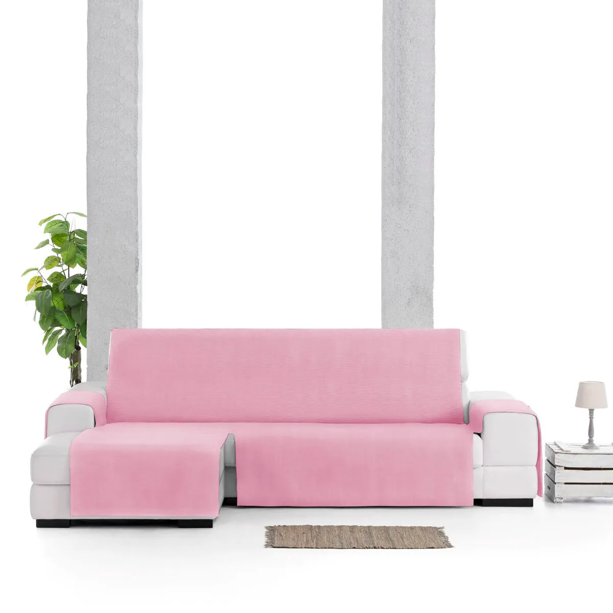 Eysa Housse pour chaise longue LEVANTE Rose 100x110x290CM
