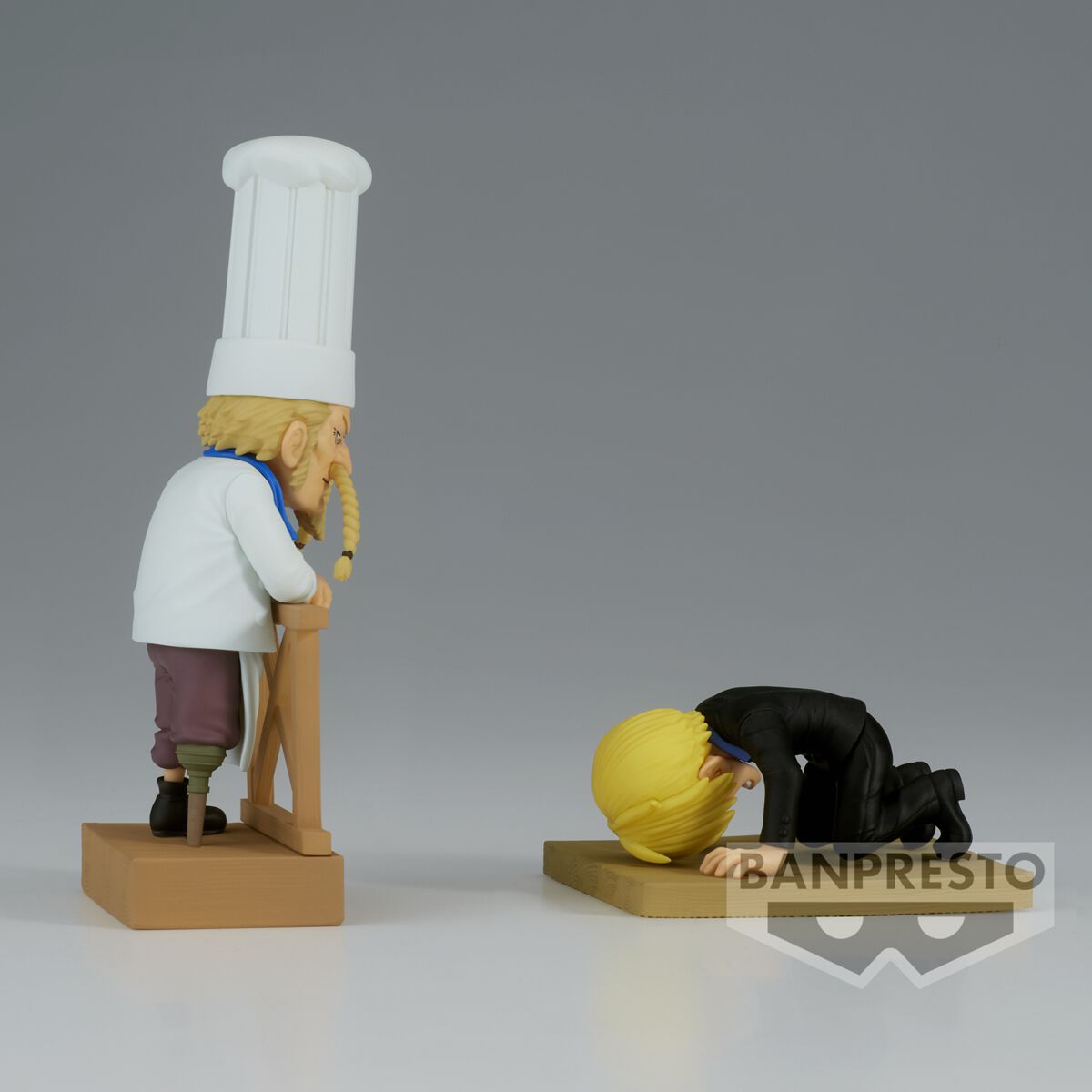 Banpresto - World Collectable Figure Log Stories - Sanji & Zeff | One Piece Figurine de collection