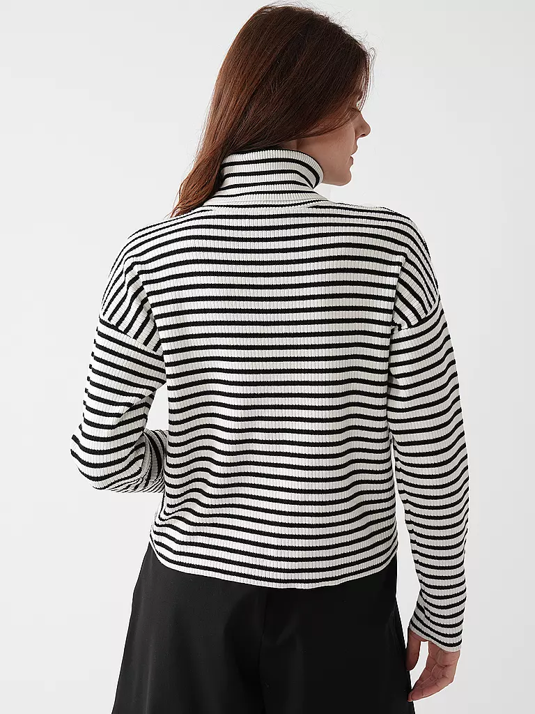 S.OLIVER Rollkragenpullover schwarz