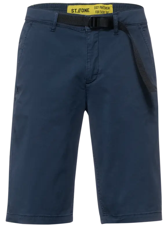 Regular Fit Chino Shorts - navy blue