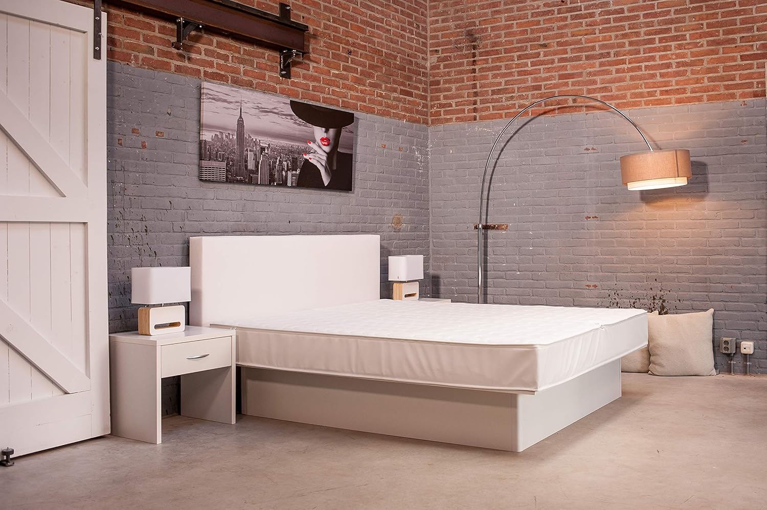 Aqua Sense Premium Tencel Wasserbett Bezug 180x210 cm Mit Reißverschluss I Auflage Überzug Matratzenauflage 180/210