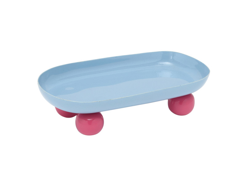 Tray Double Funky Oval PT4311GR Retro green & soft yellow