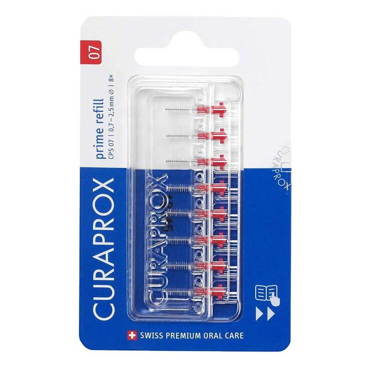 Curaprox Cps 07 prime Interdentalbürsten Refill, 8 St